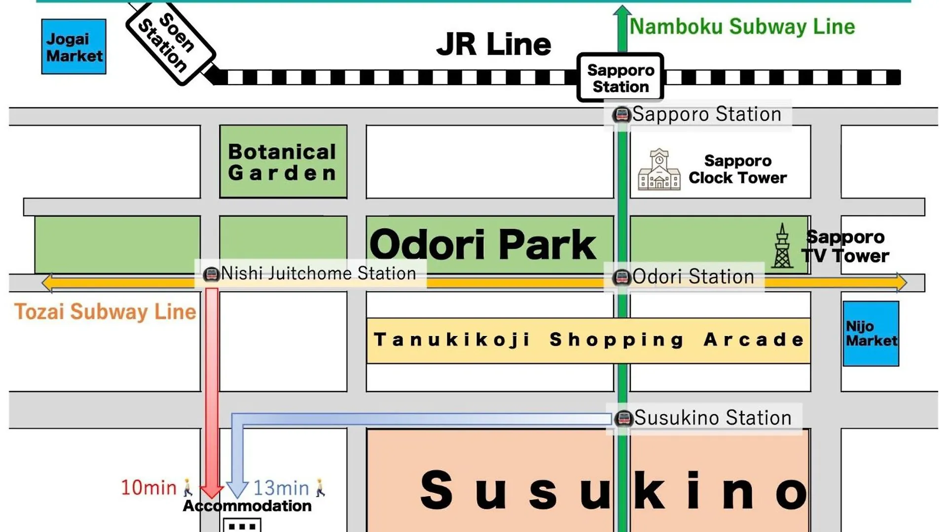 Appartamento Endless Mitsui Minami 5Jo II - Vacation Stay 18322 Sapporo